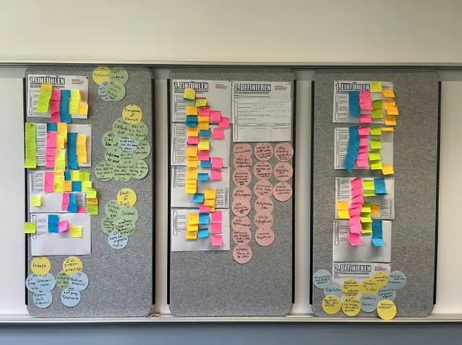 Eindrücke aus dem Design Thinking-Workshop.